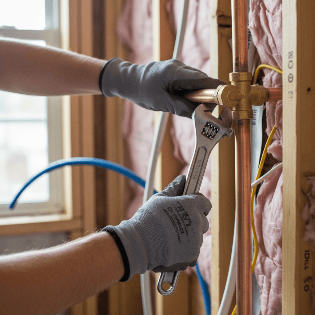 New construction plumbing